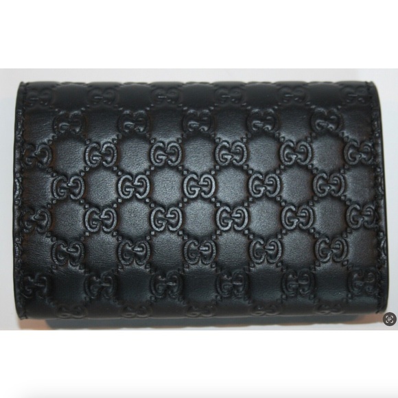 Gucci Guccissima Monogram Leather Keychain Wallet - Picture 2 of 5